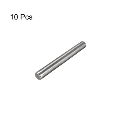 Harfington Carbon Steel GB117 Length Small End Diameter 1:50 Taper Pin 10Pcs