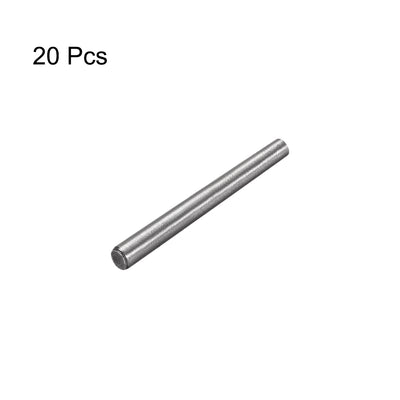 Harfington Carbon Steel GB117 Length Small End Diameter 1:50 Taper Pin 20Pcs