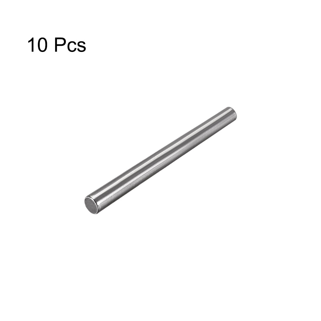 Harfington Carbon Steel GB117 Length Small End Diameter 1:50 Taper Pin 10Pcs