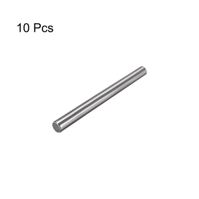 Harfington Carbon Steel GB117 Length Small End Diameter 1:50 Taper Pin 10Pcs