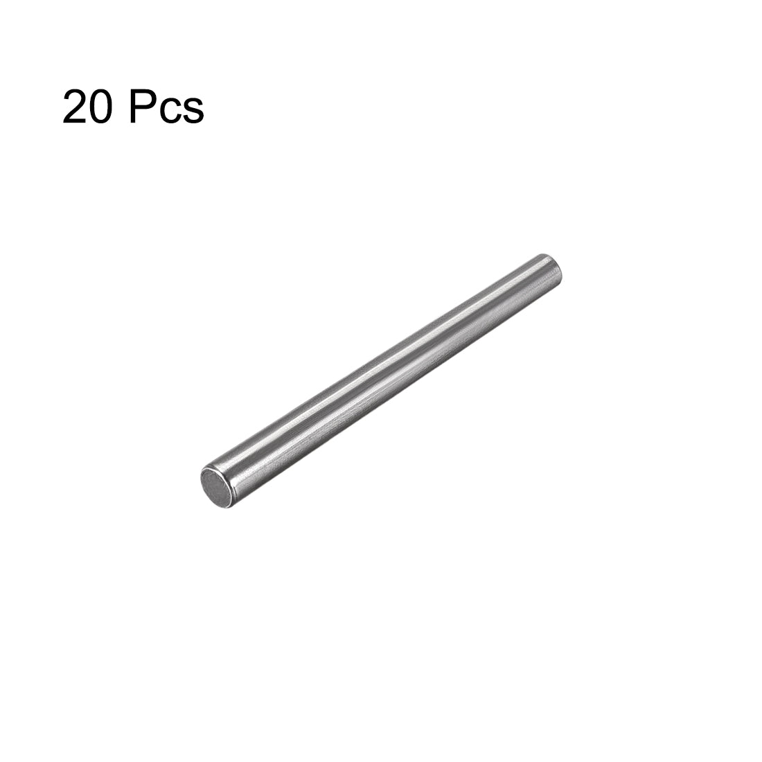 Harfington Carbon Steel GB117 Length Small End Diameter 1:50 Taper Pin 20Pcs