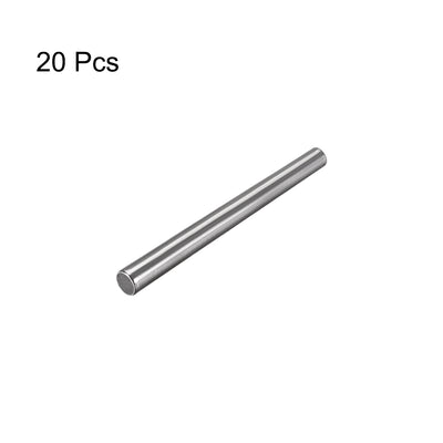 Harfington Carbon Steel GB117 Length Small End Diameter 1:50 Taper Pin 20Pcs