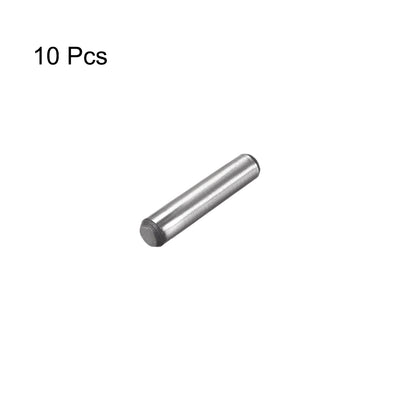 Harfington Carbon Steel GB117 Length Small End Diameter 1:50 Taper Pin 10Pcs