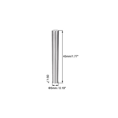 Harfington Carbon Steel GB117 Length Small End Diameter 1:50 Taper Pin 20Pcs
