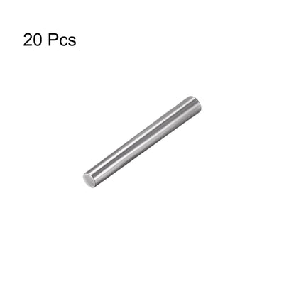Harfington Carbon Steel GB117 Length Small End Diameter 1:50 Taper Pin 20Pcs