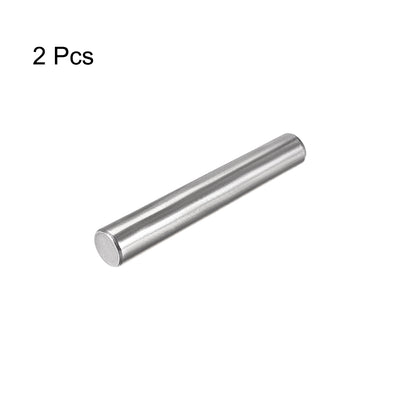 Harfington Carbon Steel GB117 Length Small End Diameter 1:50 Taper Pin 2 Pcs