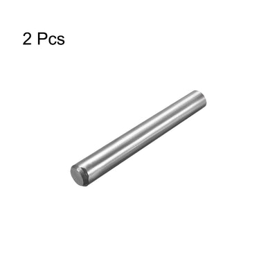 Harfington Carbon Steel GB117 Length Small End Diameter 1:50 Taper Pin 2 Pcs