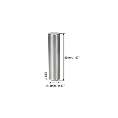 Harfington Carbon Steel GB117 Length  Small End Diameter 1:50 Taper Pin 3Pcs