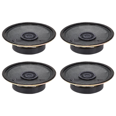 Harfington 0.5W 8 Ohm DIY Magnetic Speaker 50mm Round Shape Replacement Loudspeaker 4pcs