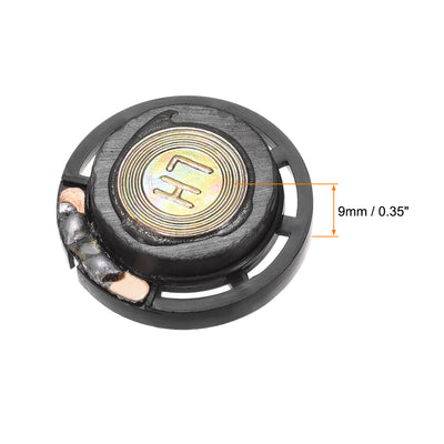 Harfington 0.25W 8 Ohm Mini DIY Magnetic Audio Speaker Loudspeaker 29mm Round Shape for  12pcs