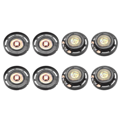 Harfington 0.25W 8 Ohm Mini DIY Magnetic Audio Speaker Loudspeaker 29mm Round Shape for  12pcs
