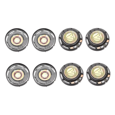 Harfington 0.25W 8 Ohm Mini DIY Magnetic Audio Speaker Loudspeaker 21mm Round Shape 8pcs