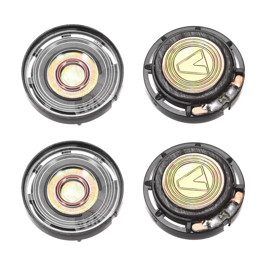 Harfington 0.5W 8 Ohm DIY Magnetic Speaker 20mm Round Shape Replacement Loudspeaker for  4pcs