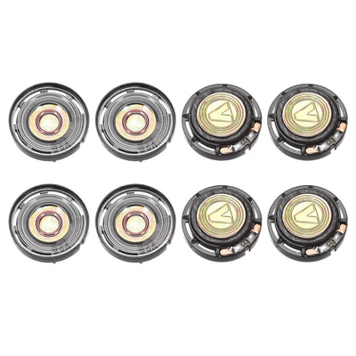Harfington 0.5W 8 Ohm DIY Magnetic Speaker 20mm Round Shape Replacement Loudspeaker for  8pcs