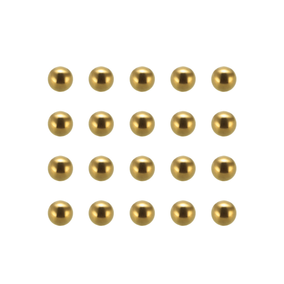 Harfington Bearing Balls Metric Brass Precision Ball