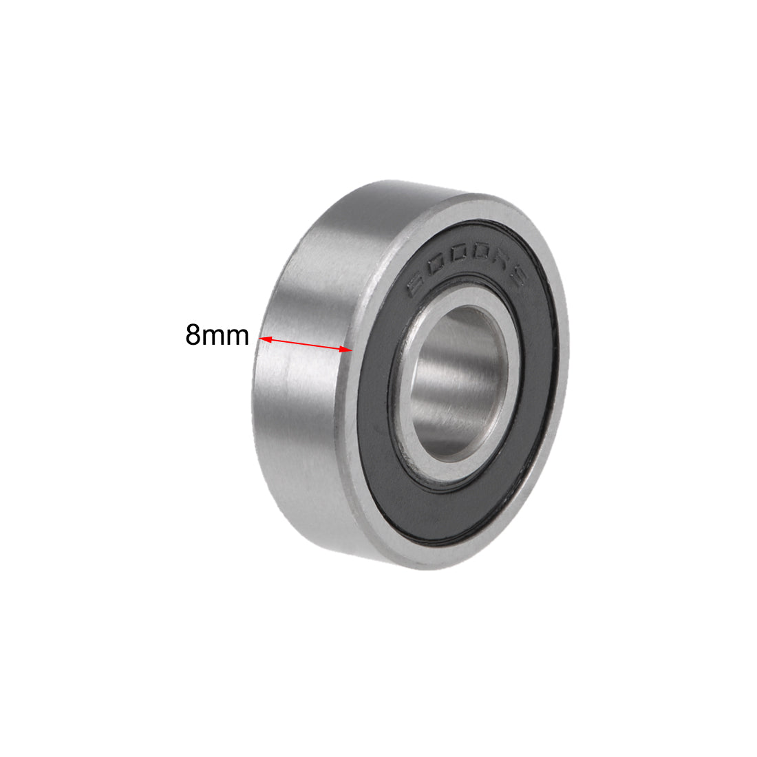 Harfington Deep Groove Ball Bearing Metric Double Shielded Chrome Steel ABEC1 Z2