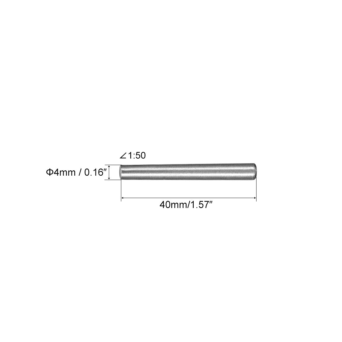 Harfington 45# Carbon Steel GB117 Polished Conical Pin