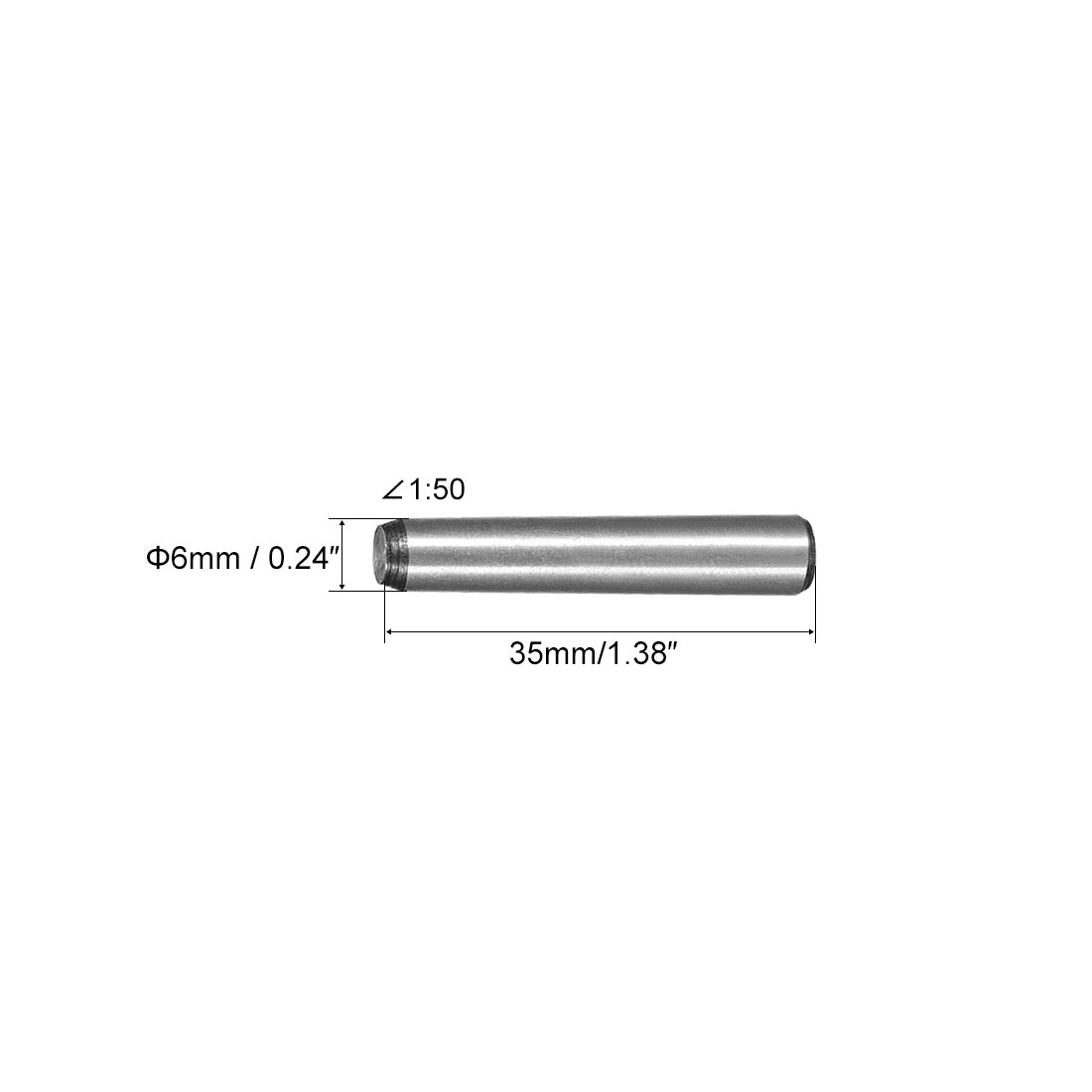 Harfington 45# Carbon Steel GB117 Polished Conical Pin