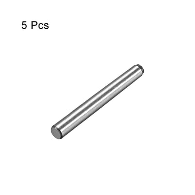 Harfington 45# Carbon Steel GB117  Length Small End Diameter 1:50 Taper Pin 5Pcs