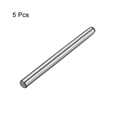 Harfington 45# Carbon Steel GB117  Length Small End Diameter 1:50 Taper Pin 5Pcs