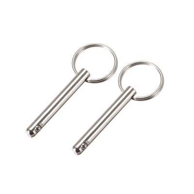 Harfington Quick Release Pin Marine Hardware for Boat Bimini Top Deck Hinge 2Pcs
