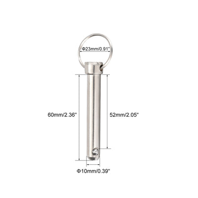 Harfington Quick Release Pin Marine Hardware for Boat Bimini Top Deck Hinge 4Pcs