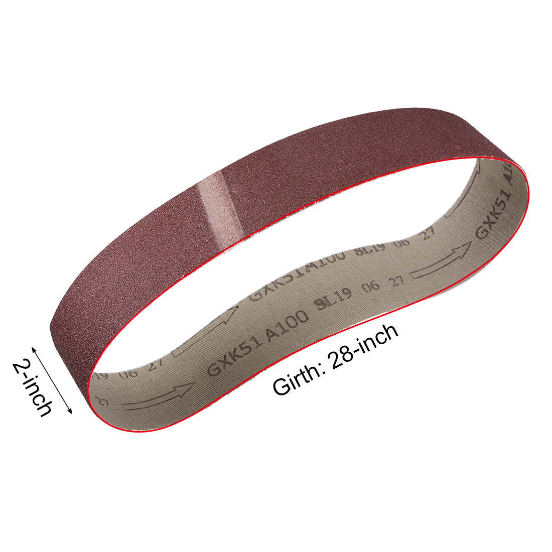 Harfington 2" Width 27" Aluminum Oxide Sanding Belt