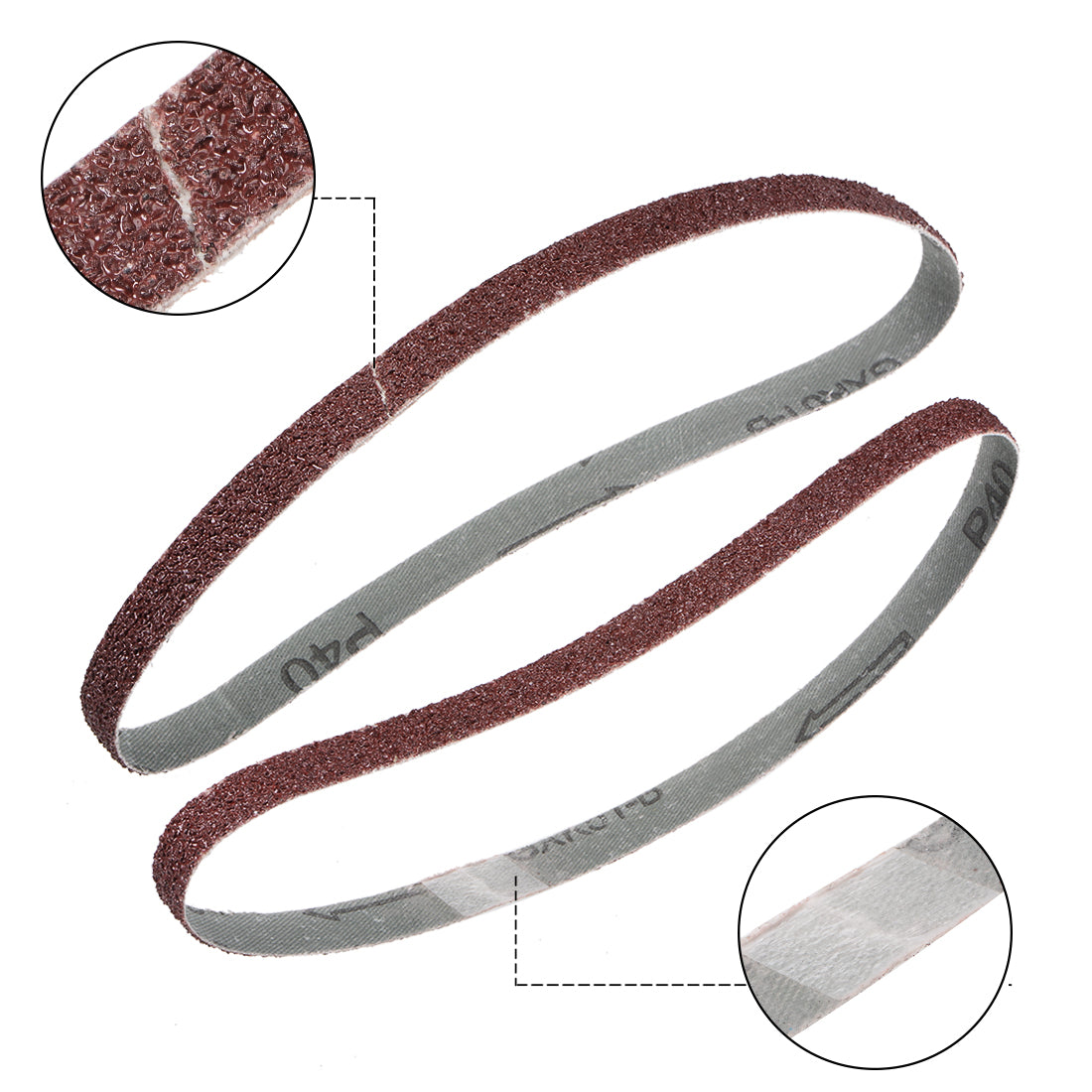 Harfington Sanding Belt Aluminum Oxide Sand Belts Tools