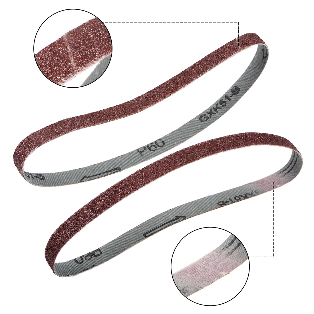 Harfington Sanding Belt Aluminum Oxide Sand Belts Tools