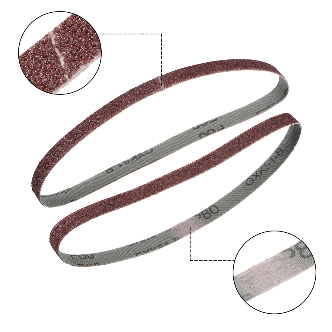 Harfington Sanding Belt Aluminum Oxide Sand Belts Tools