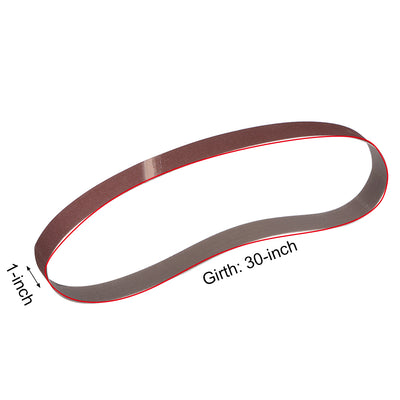 Harfington 1 x 30 Inch Sanding Belt 320 Grit Sand Belts for Belt Sander 10pcs