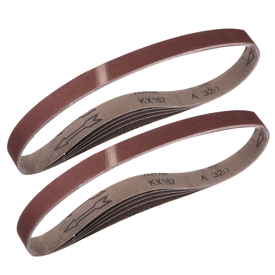 Harfington 1 x 30 Inch Sanding Belt 320 Grit Sand Belts for Belt Sander 10pcs