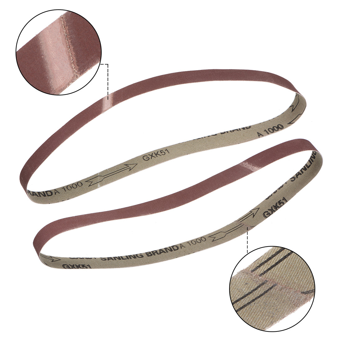 Harfington 1 x 30 Inch Sanding Belt 1000 Grit Sand Belts for Belt Sander 10pcs