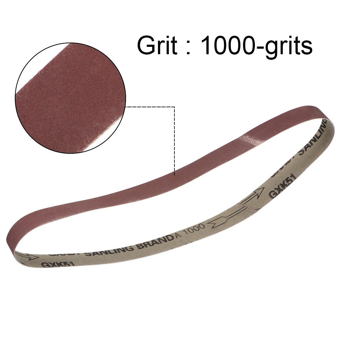 Harfington 1 x 30 Inch Sanding Belt 1000 Grit Sand Belts for Belt Sander 10pcs