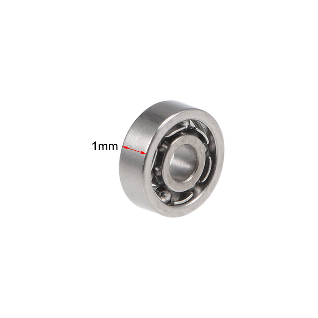 Harfington Miniature Deep Groove Ball Bearings Open Type Chrome Steel Bearing
