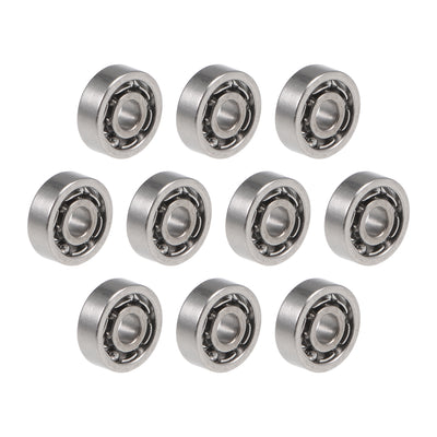 Harfington Miniature Deep Groove Ball Bearings Open Type Chrome Steel Bearing
