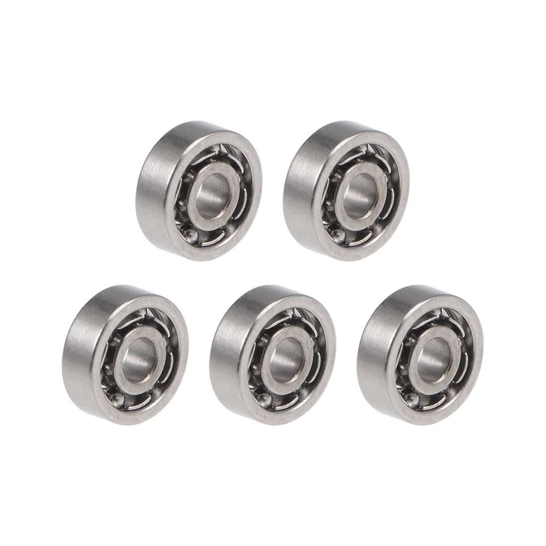Harfington Miniature Deep Groove Ball Bearings Open Type Chrome Steel