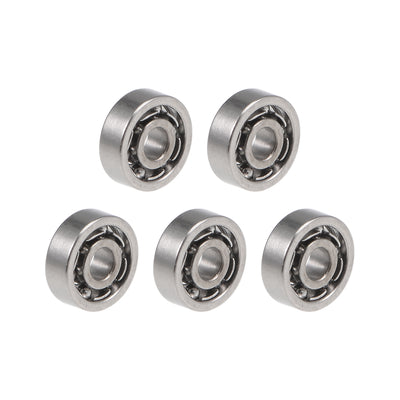 Harfington Miniature Deep Groove Ball Bearings Open Type Chrome Steel