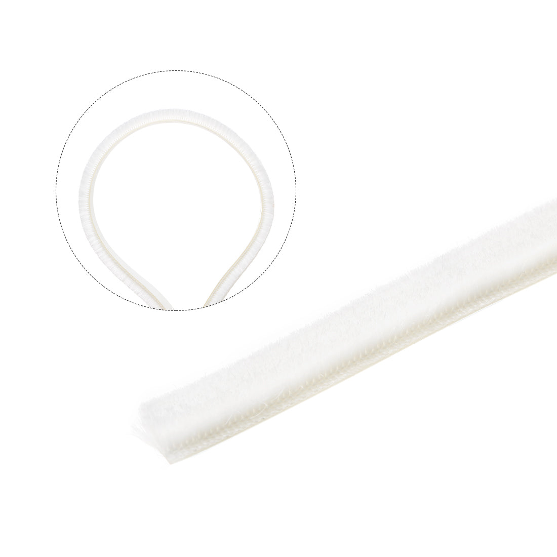 Harfington Bürste zum Abisolieren von Dichtungen, selbstklebende Filz-Türdichtungsstreifen-Stapel-Dichtungsstreifen-Türfegerbürste