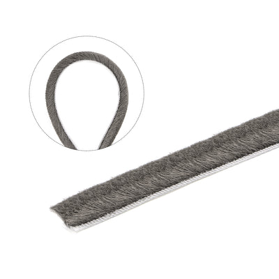 Harfington Bürste zum Abisolieren von Dichtungen, selbstklebende Filz-Türdichtungsstreifen-Stapel-Dichtungsstreifen-Türfegerbürste