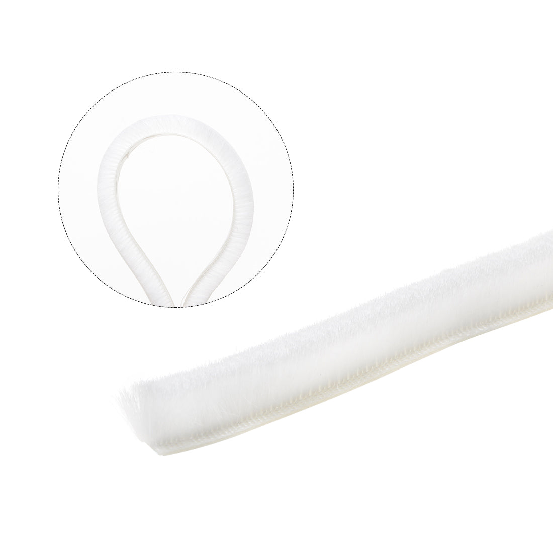 Harfington Bürste zum Abisolieren von Dichtungen, selbstklebende Filz-Türdichtungsstreifen-Stapel-Dichtungsstreifen-Türfegerbürste