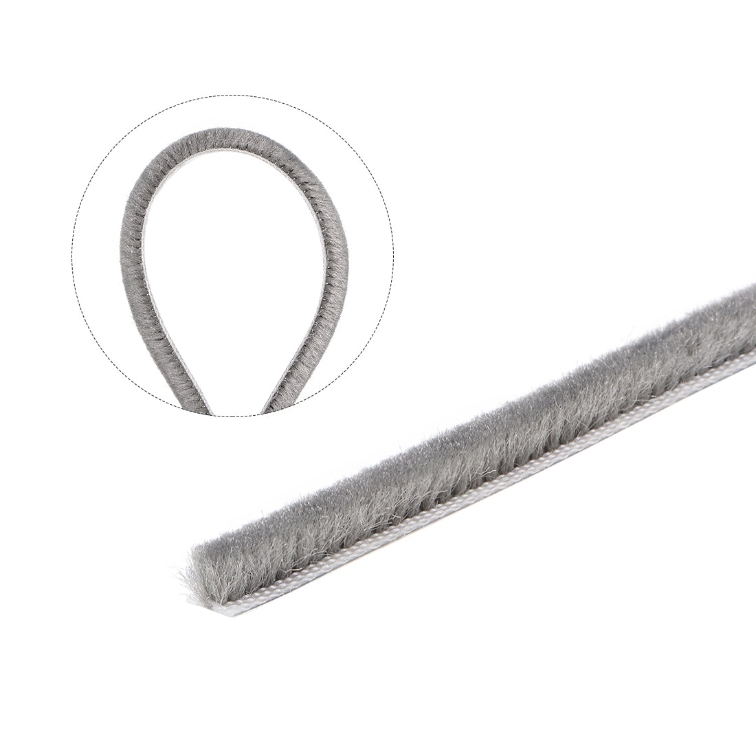 Harfington Bürste zum Abisolieren von Dichtungen, selbstklebende Filz-Türdichtungsstreifen-Stapel-Dichtungsstreifen-Türfegerbürste