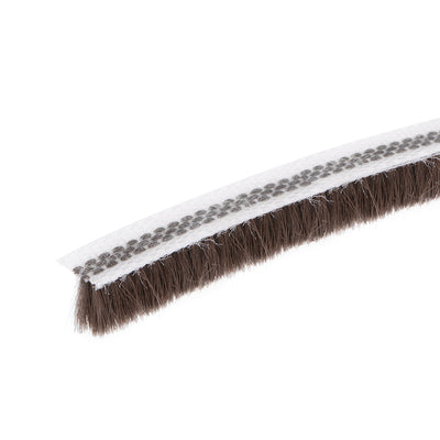 Harfington Bürste zum Abisolieren von Dichtungen, selbstklebende Filz-Türdichtungsstreifen-Stapel-Dichtungsstreifen-Türfegerbürste