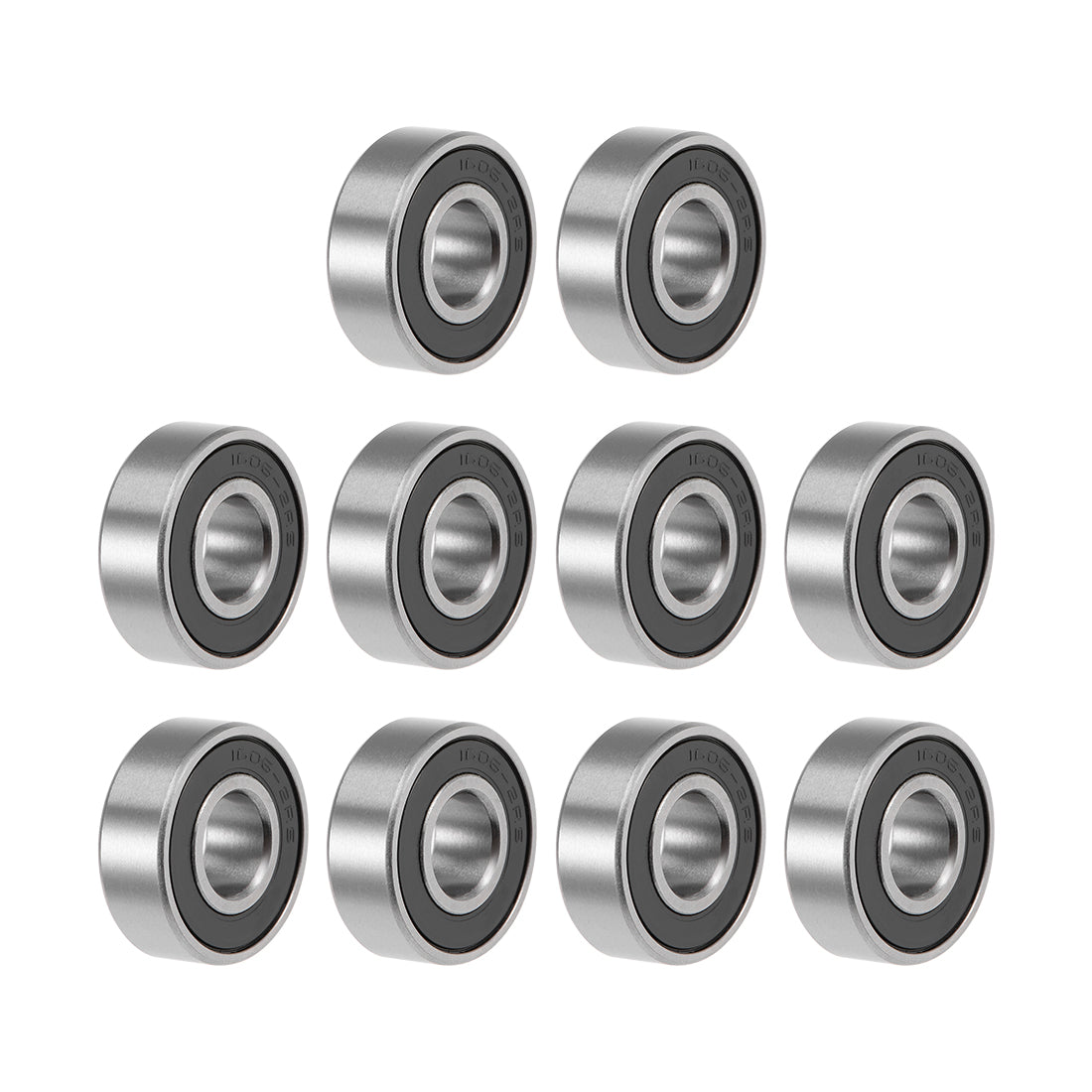 uxcell Uxcell Deep Groove Ball Bearings Inches Double Sealed Chrome Steel ABEC1 Z2