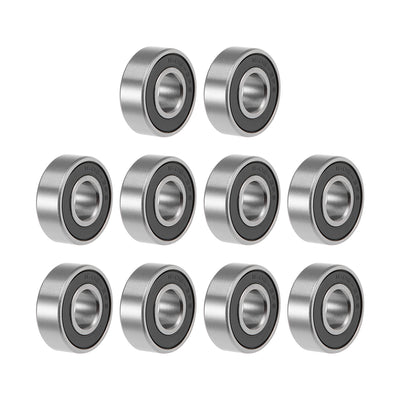 Harfington Uxcell Deep Groove Ball Bearings Inches Double Sealed Chrome Steel ABEC1 Z2