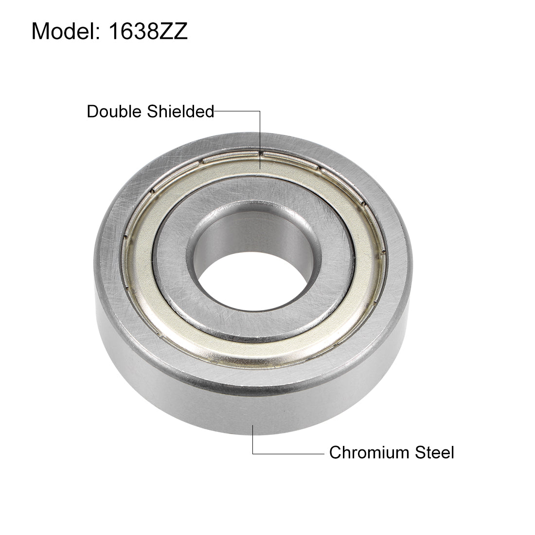 uxcell Uxcell Deep Groove Ball Bearings Inch Double Shielded Chrome Steel P0 Z2