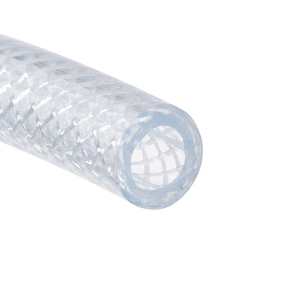 Harfington PVC Tubing Clear Braided Flexible Heavy-Duty Hose Tube