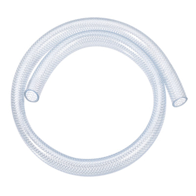 Harfington PVC Tubing Clear Braided Flexible Heavy-Duty Hose Tube