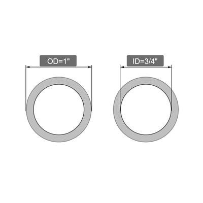 Harfington PVC Tubing Clear Braided Flexible Heavy-Duty Hose Tube