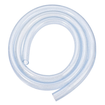 Harfington PVC Tubing Clear Braided Flexible Heavy-Duty Hose Tube